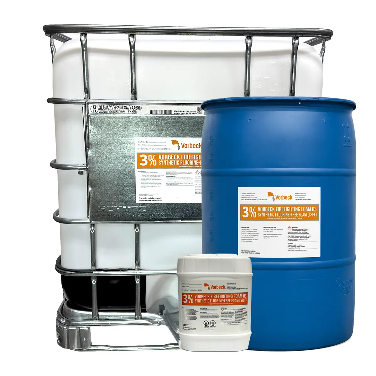 Vorbeck Firefighting O3™ Class B Foam