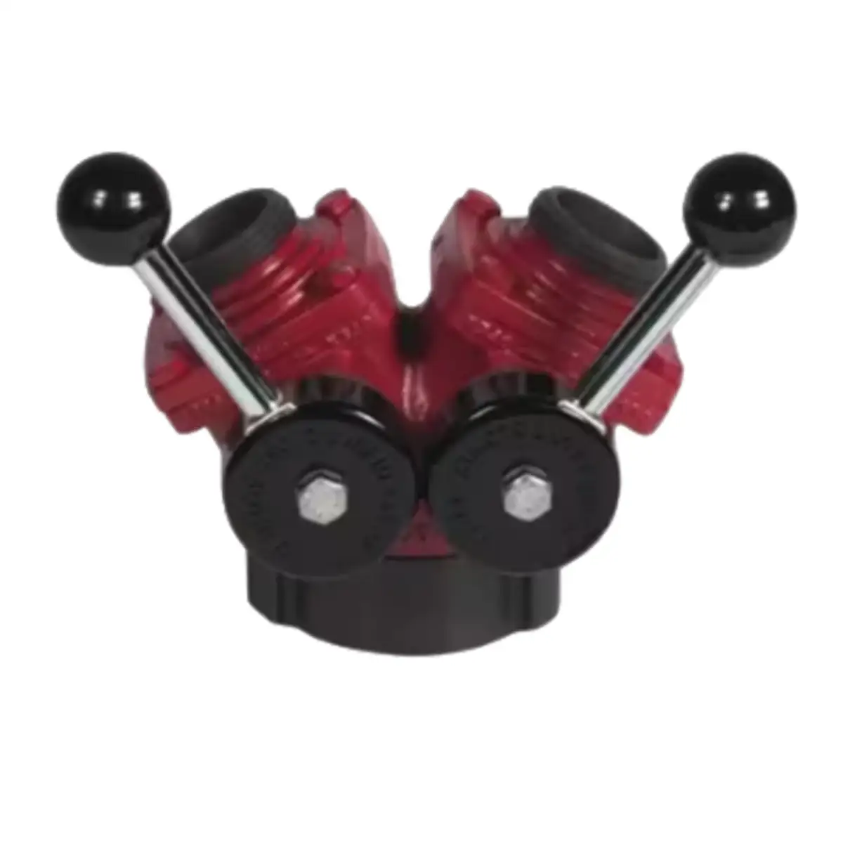 Leader Line Wye - 2.5" Female Inlet x two (2) 1.5" Male Outlets - NH Thread