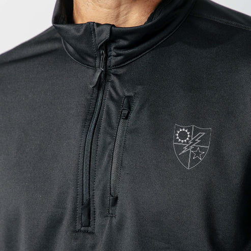 75th Ranger - Train Tx Aztec 1/4 Zip Jacket - Shield Logo
